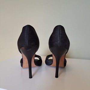 Beautiful black satin Steve Madden Heels